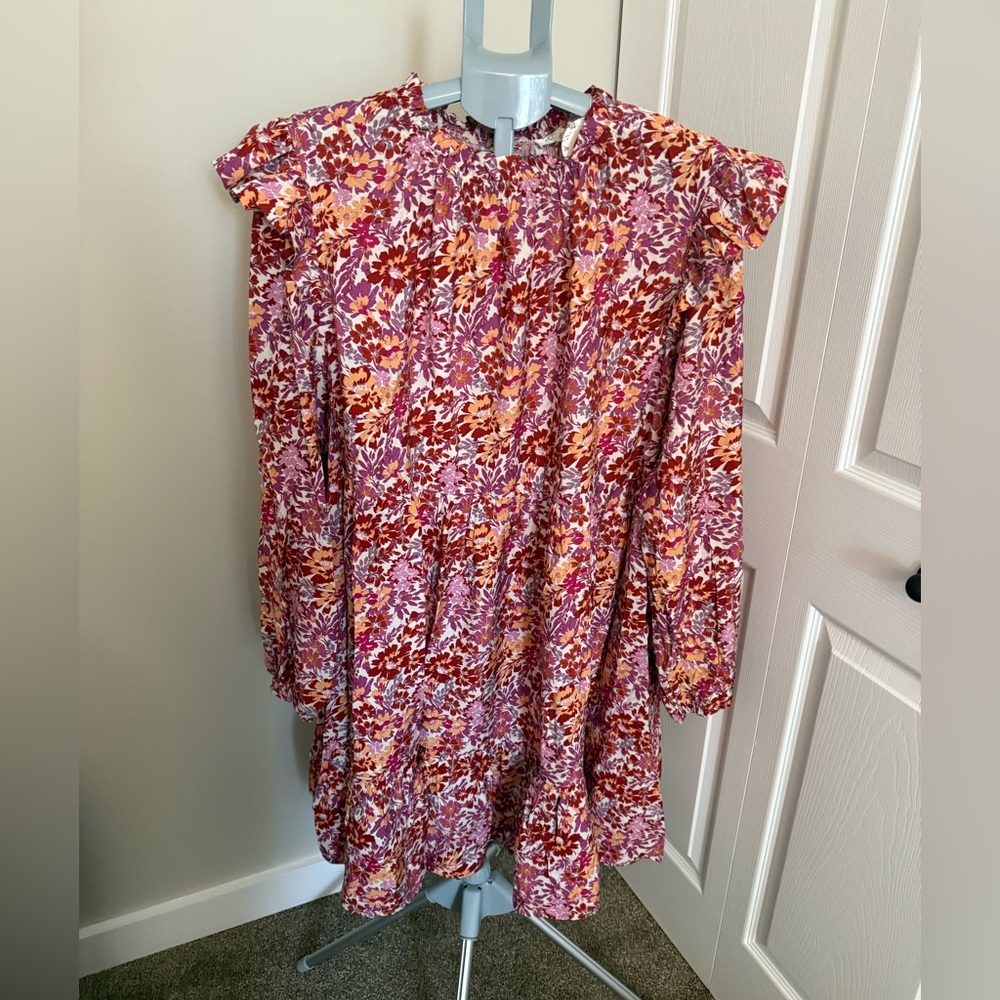 Jodifl Floral Long Sleeve Dress -3x -NWT